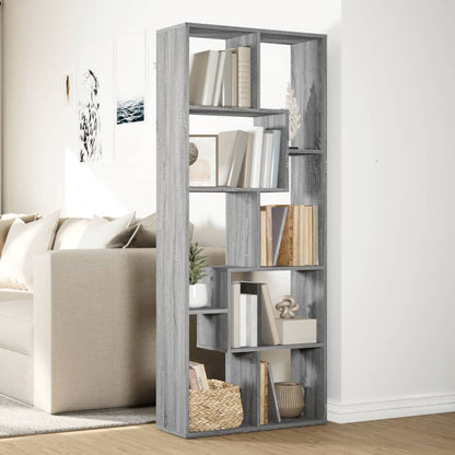 Kamerscherm / boekenkast 67x25x161,5 cm hout grijs sonoma eiken