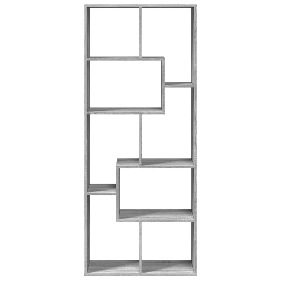 Kamerscherm / boekenkast 67x25x161,5 cm hout grijs sonoma eiken