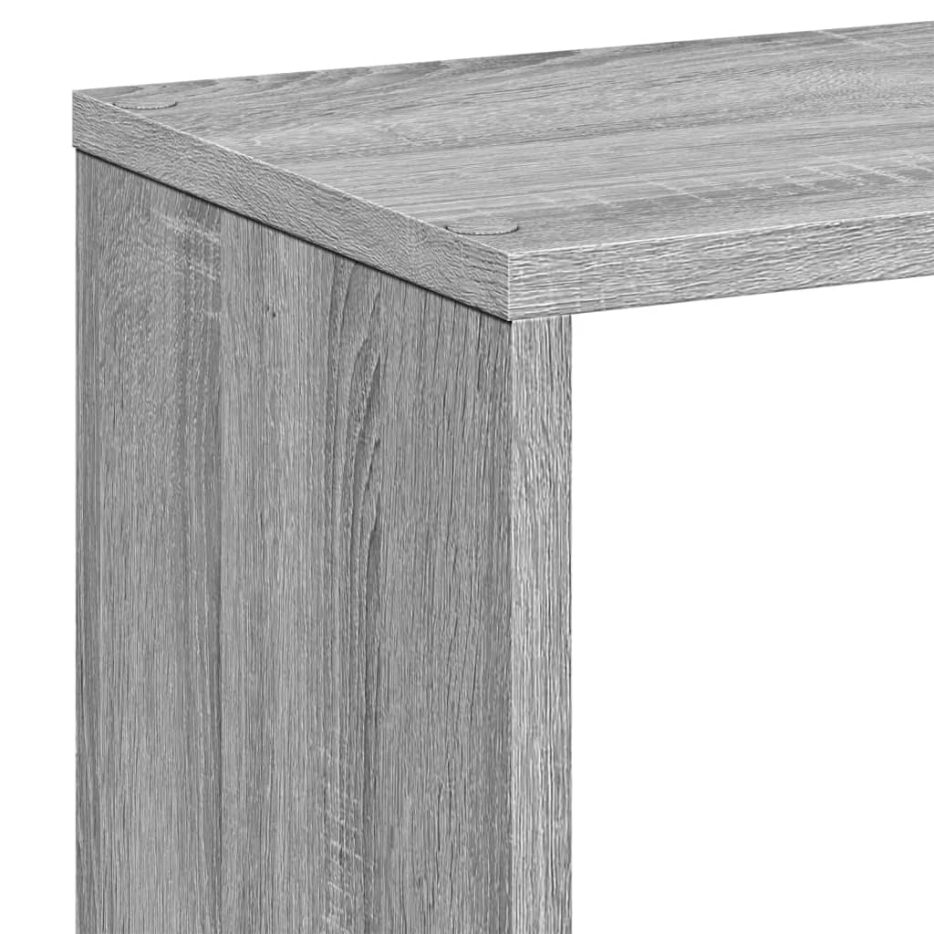 Kamerscherm / boekenkast 67x25x161,5 cm hout grijs sonoma eiken
