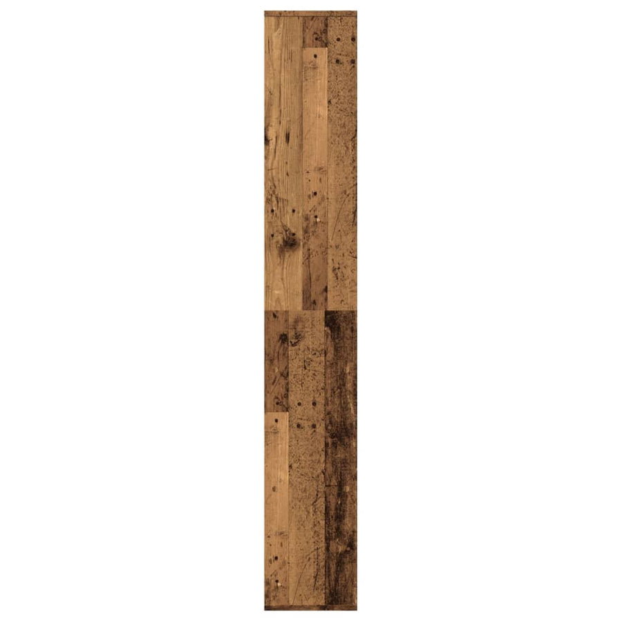 Kamerscherm / boekenkast 67x25x161,5 cm hout oud houtkleur