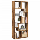 Boekenkast kamerscherm 67x25x161,5 cm oud hout