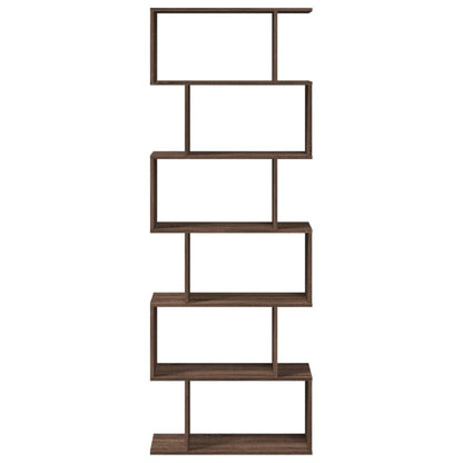 Kamerscherm / Boekenkast 6-Laags 70X24X Hout Bruin Eiken 193 cm