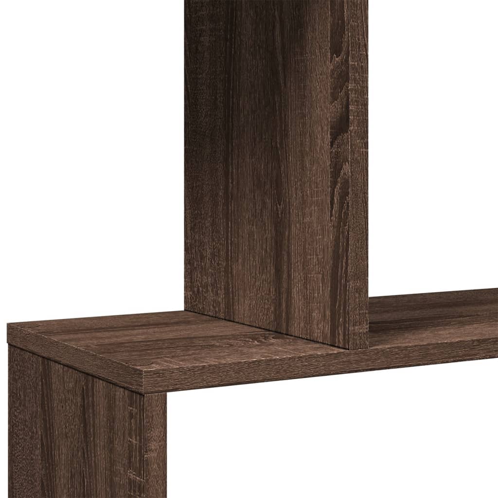 Kamerscherm / Boekenkast 6-Laags 70X24X Hout Bruin Eiken 193 cm