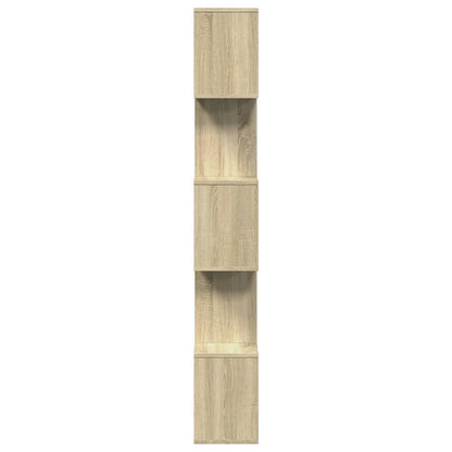 Kamerscherm / boekenkast 5-laags 70x24x161 cm hout sonoma eiken