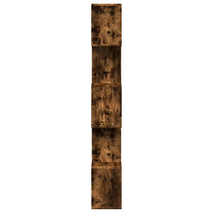 Kamerscherm / boekenkast 5-laags 70x24x161 cm hout gerookt eik