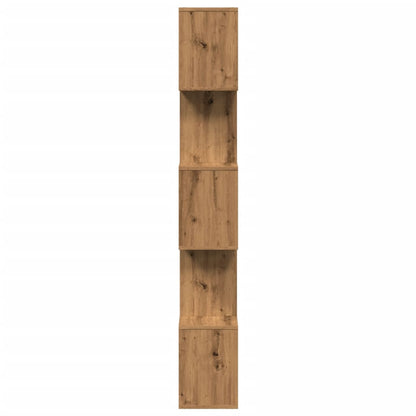 Kamerscherm / Boekenkast 5-Laags 70X24X Hout Artisanaal 161 cm artisanaal eikenkleurig