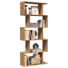 Boekenkast kamerscherm 70x24x161 cm hout eikenkleur