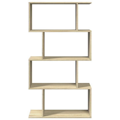 Kamerscherm / boekenkast 4-laags 70x24x129 cm hout sonoma eiken