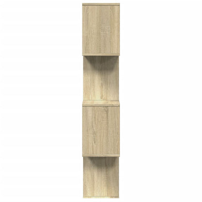Kamerscherm / boekenkast 4-laags 70x24x129 cm hout sonoma eiken