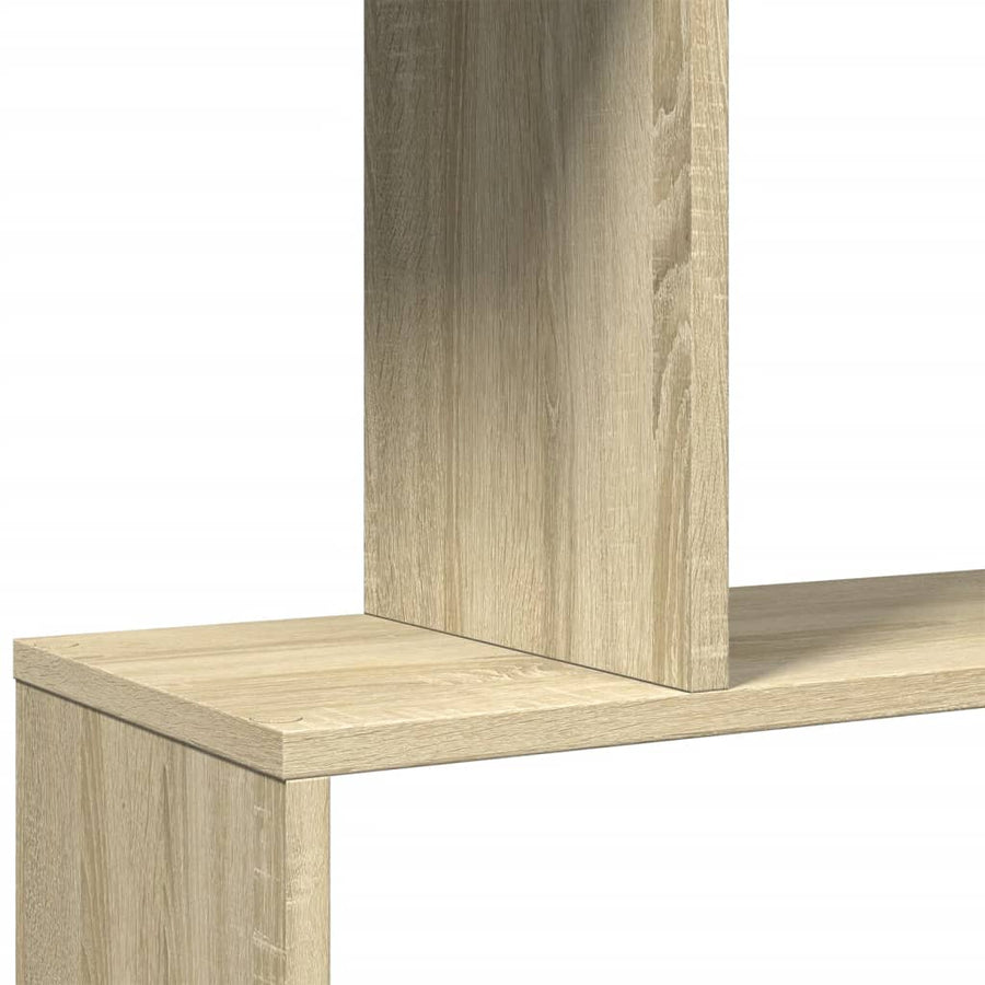 Kamerscherm / boekenkast 4-laags 70x24x129 cm hout sonoma eiken