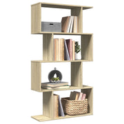Boekenkast kamerscherm 70x24x129 cm sonoma eiken