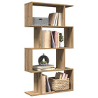 Boekenkast kamerscherm 70x24x129 cm bewerkt hout bruin