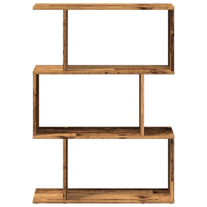 Kamerscherm / boekenkast 3-laags 70x24x97 cm hout oud hout