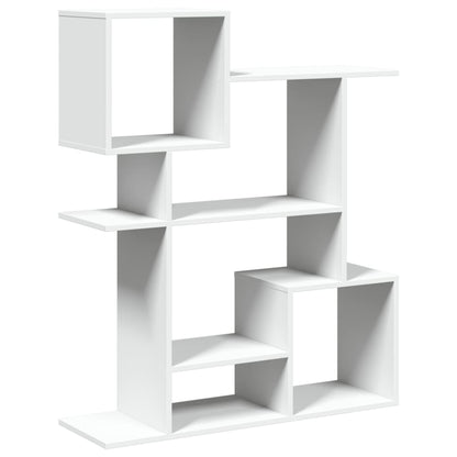 Kamerscherm / boekenkast 92x29x112 cm bewerkt hout wit