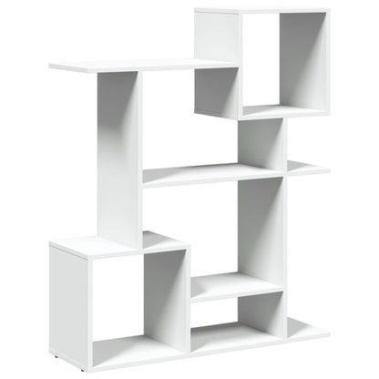 Kamerscherm / boekenkast 92x29x112 cm bewerkt hout wit