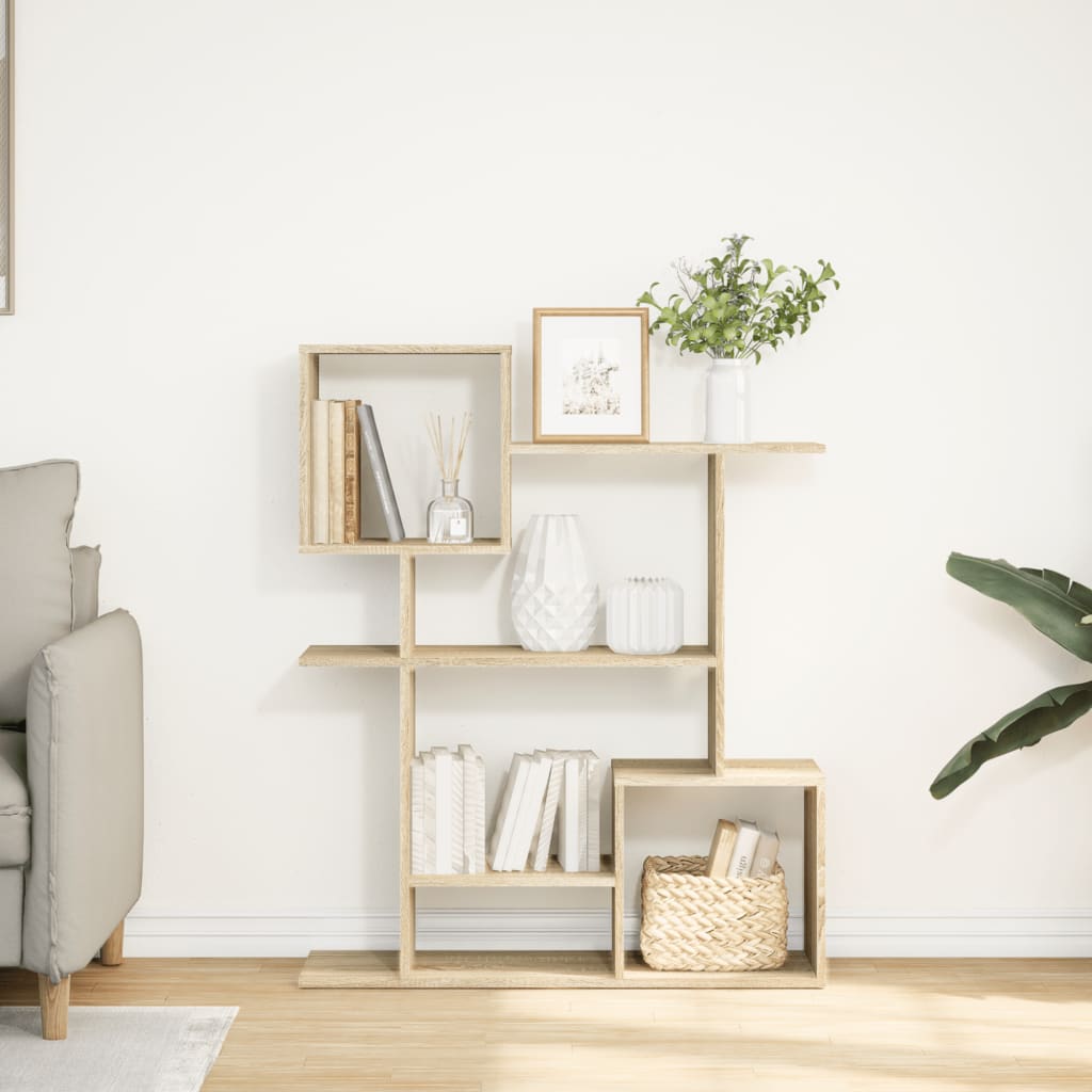 Kamerscherm / boekenkast 92x29x112 cm hout sonoma eikenkleur
