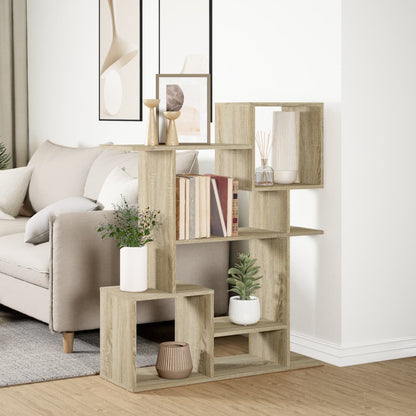 Kamerscherm / boekenkast 92x29x112 cm hout sonoma eikenkleur