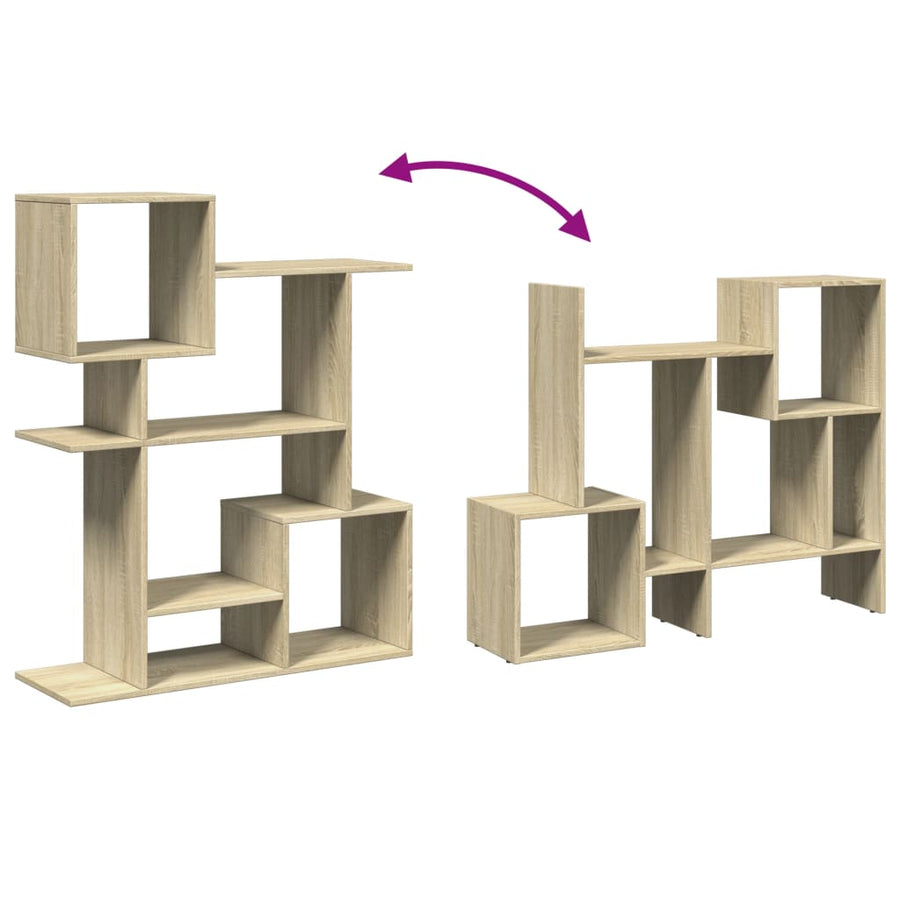 Kamerscherm / boekenkast 92x29x112 cm hout sonoma eikenkleur
