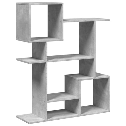 Kamerscherm / boekenkast 92x29x112 cm hout betongrijs