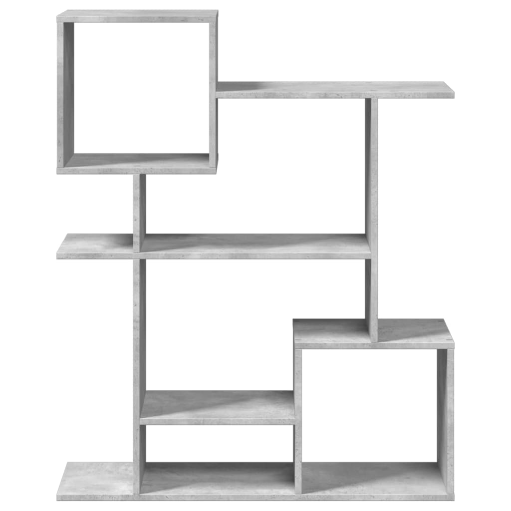 Kamerscherm / boekenkast 92x29x112 cm hout betongrijs