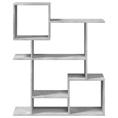 Kamerscherm / boekenkast 92x29x112 cm hout betongrijs