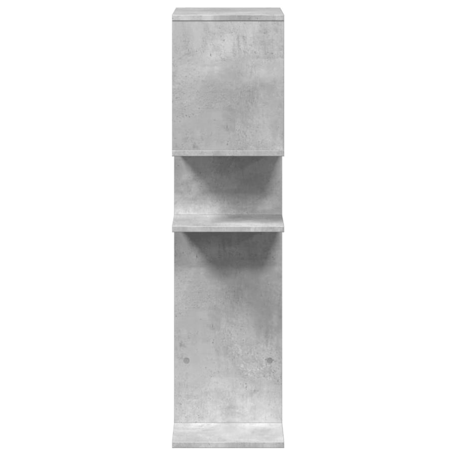 Kamerscherm / boekenkast 92x29x112 cm hout betongrijs