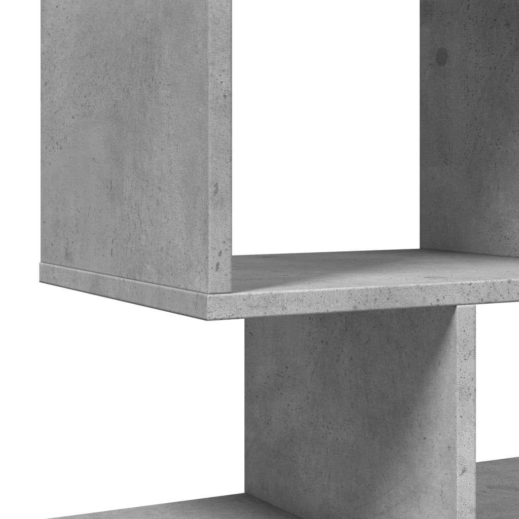 Kamerscherm / boekenkast 92x29x112 cm hout betongrijs