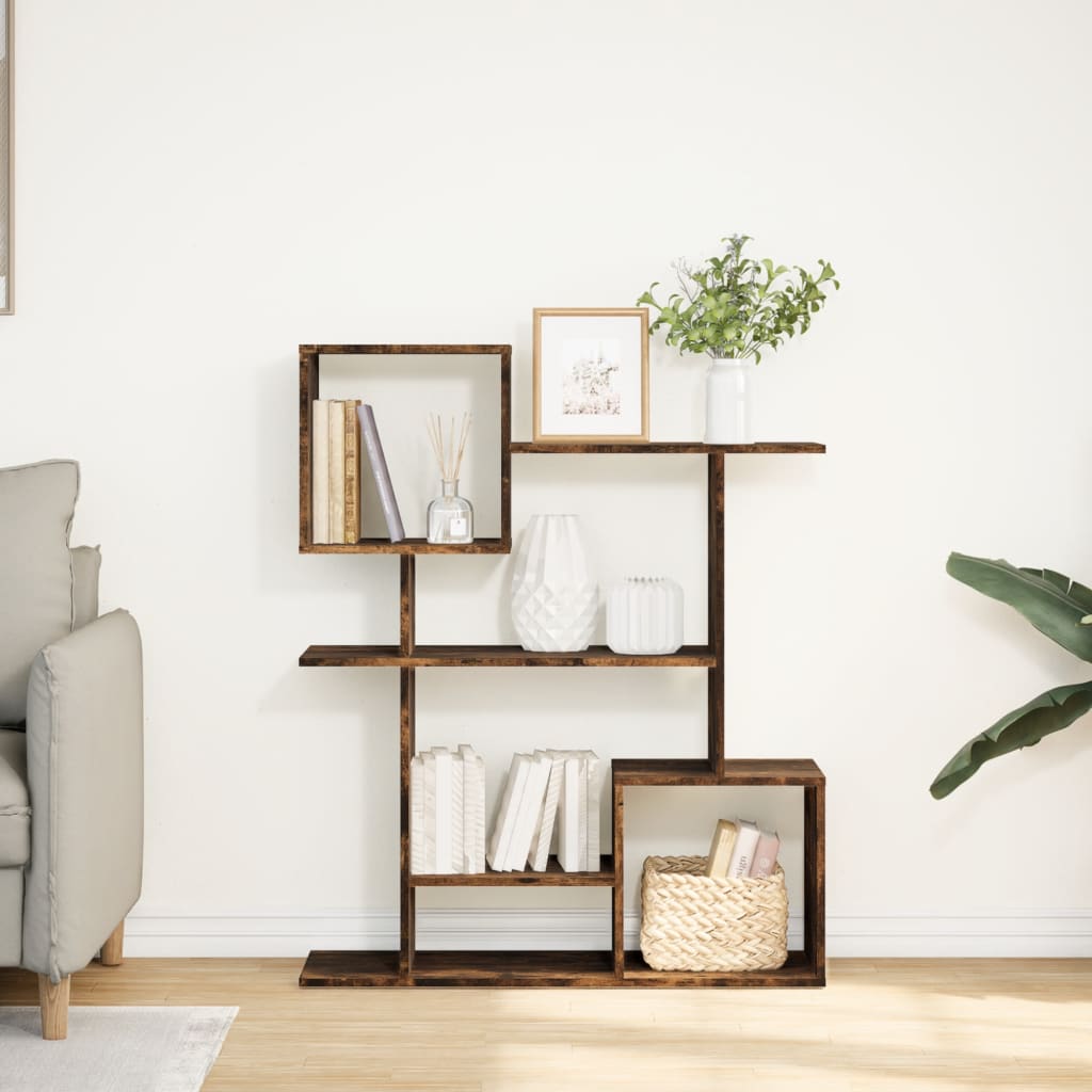 Kamerscherm / boekenkast 92x29x112 cm hout gerookt eiken