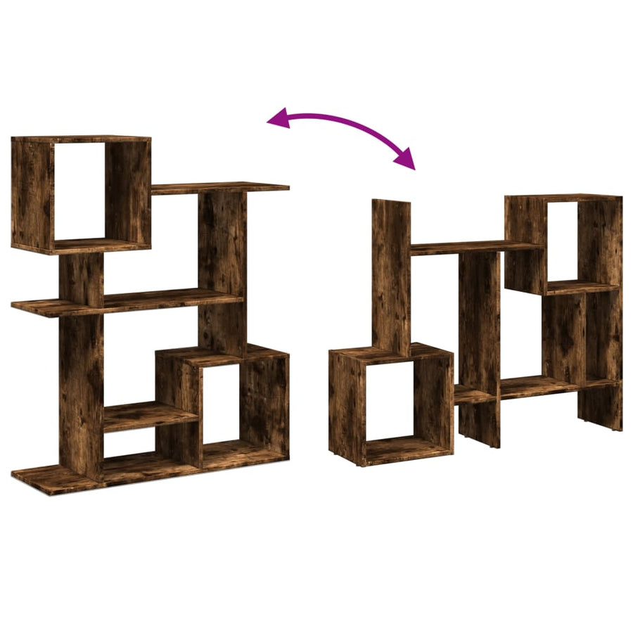 Kamerscherm / boekenkast 92x29x112 cm hout gerookt eiken