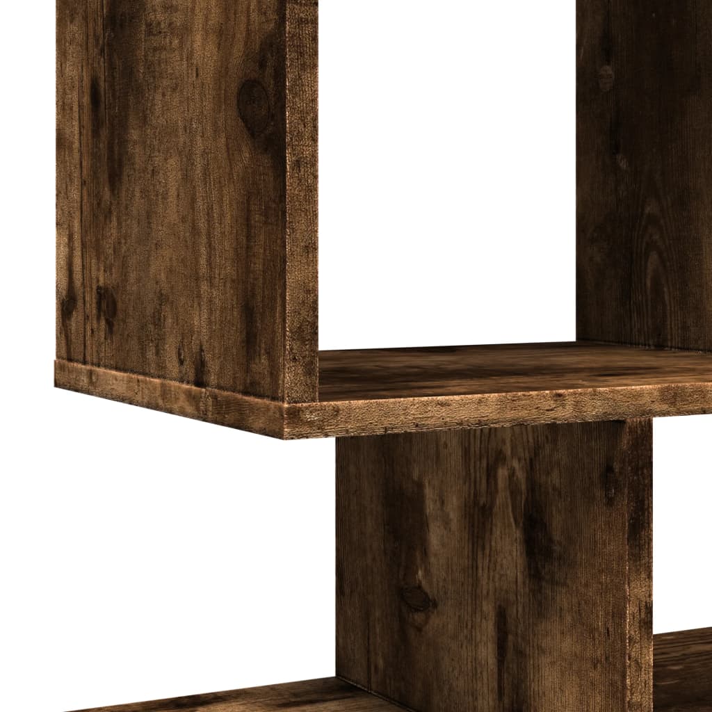 Kamerscherm / boekenkast 92x29x112 cm hout gerookt eiken