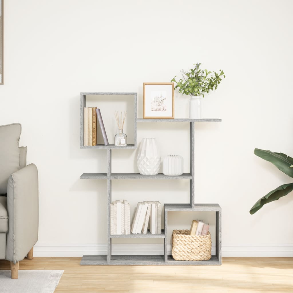 Kamerscherm / boekenkast 92x29x112 cm hout grijs sonoma