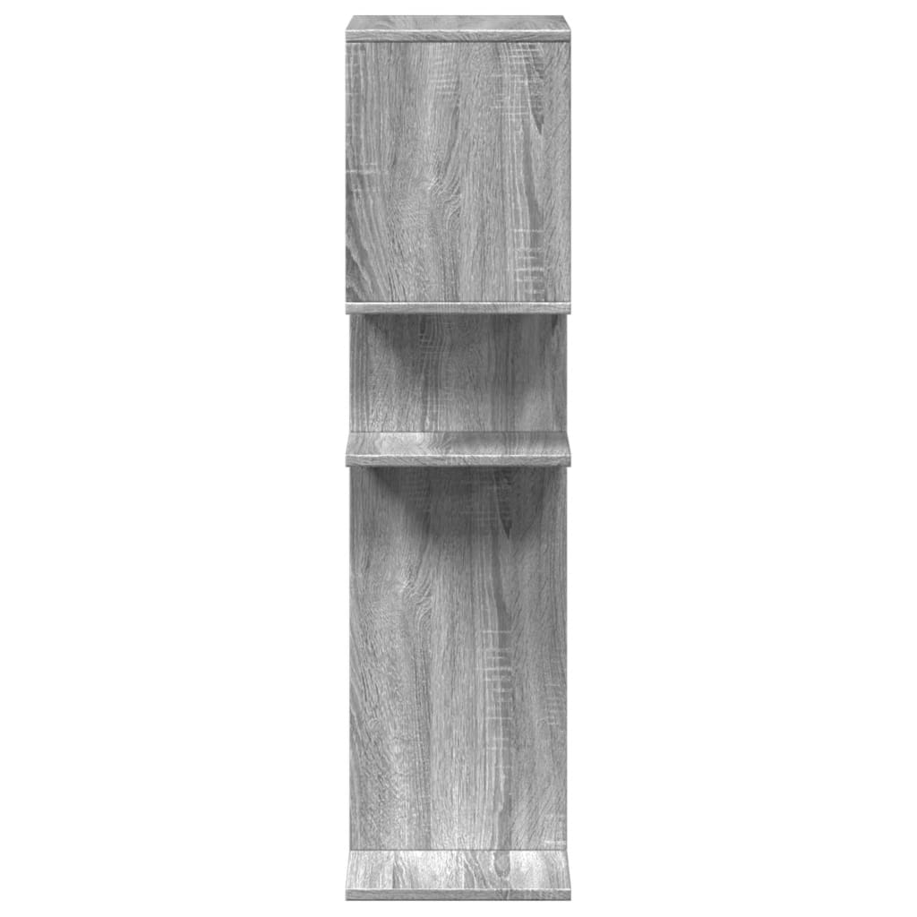 Kamerscherm / boekenkast 92x29x112 cm hout grijs sonoma