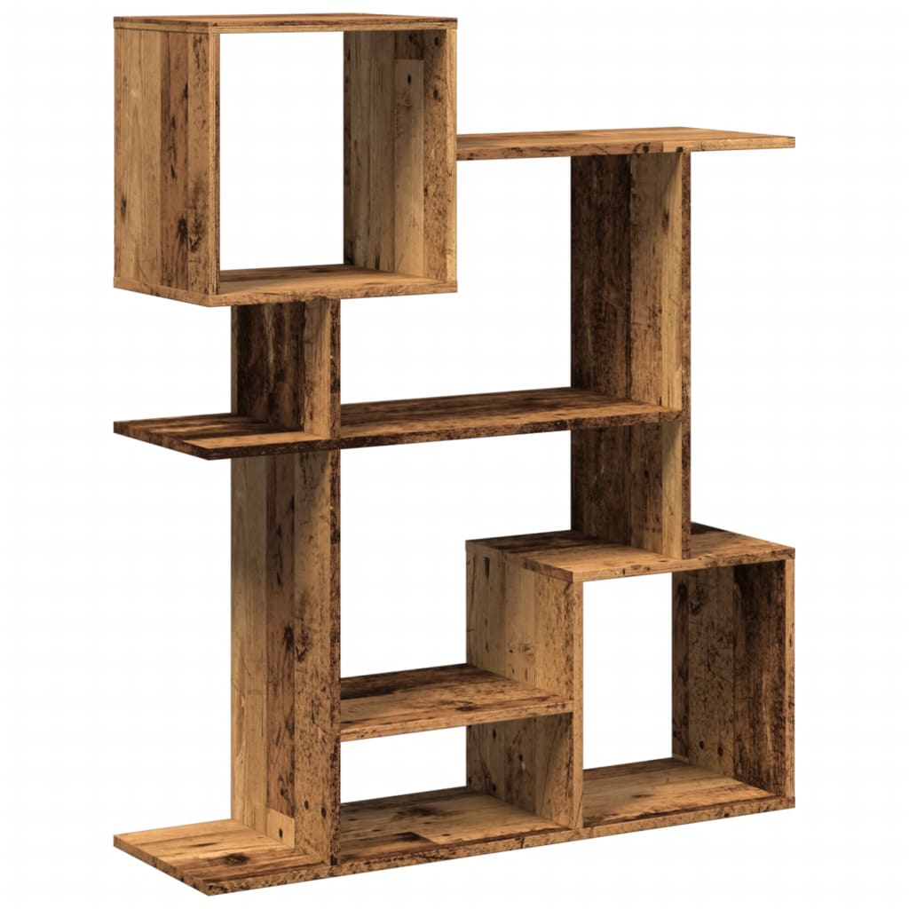 Kamerscherm / boekenkast 92x29x112 cm hout oud houtkleurig