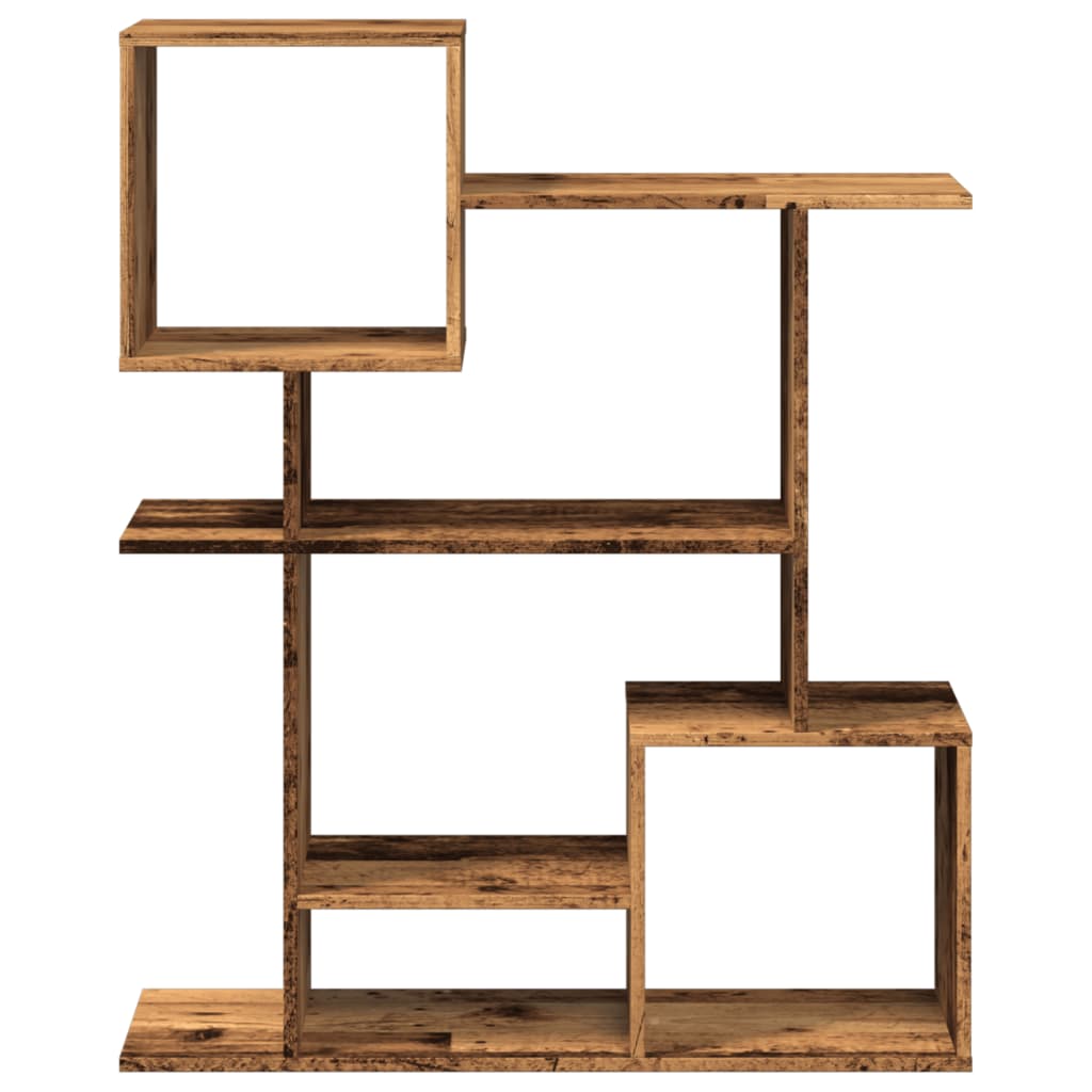 Kamerscherm / boekenkast 92x29x112 cm hout oud houtkleurig