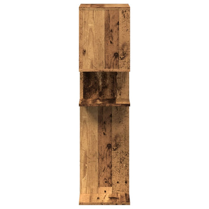 Kamerscherm / boekenkast 92x29x112 cm hout oud houtkleurig