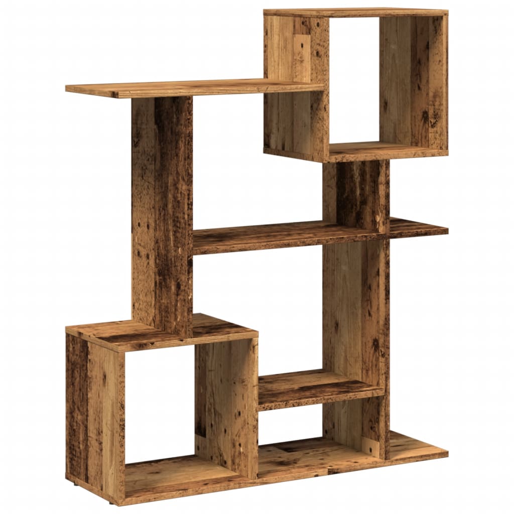 Kamerscherm / boekenkast 92x29x112 cm hout oud houtkleurig
