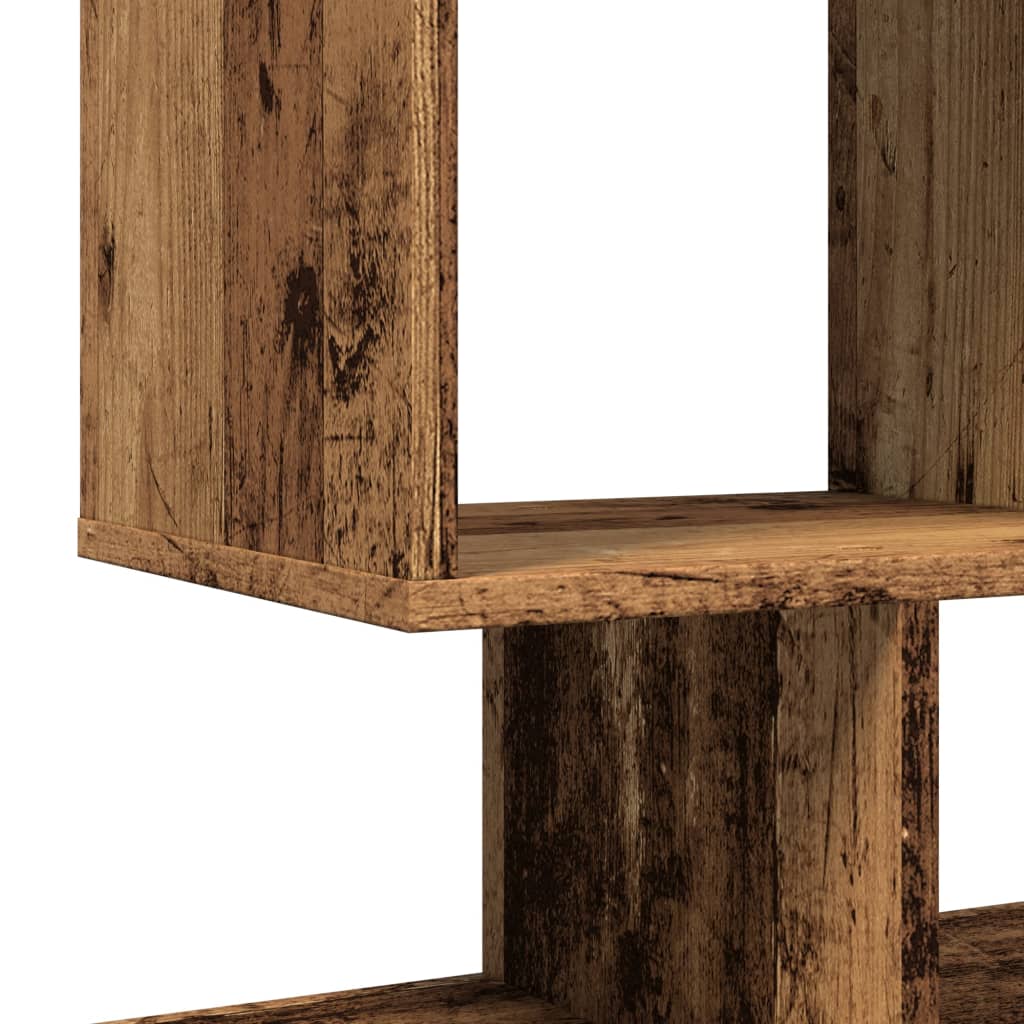 Kamerscherm / boekenkast 92x29x112 cm hout oud houtkleurig