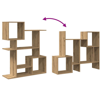 Kamerscherm / boekenkast 92x29x112 cm hout artisanaal eiken