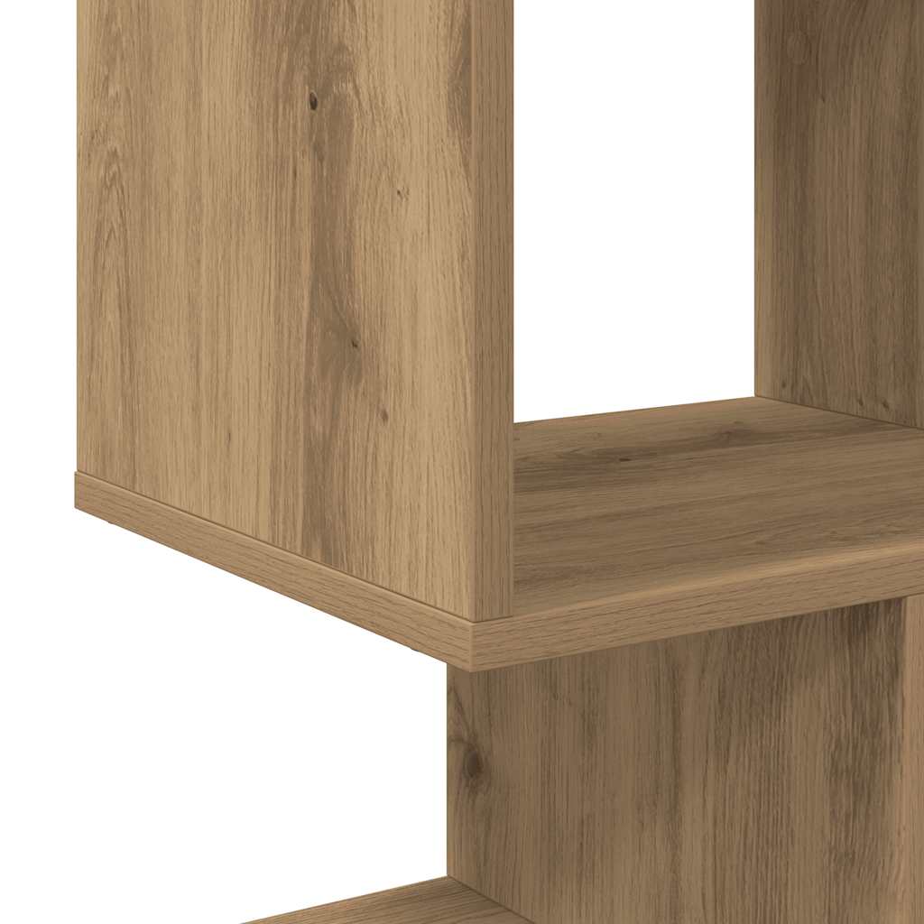Kamerscherm / boekenkast 92x29x112 cm hout artisanaal eiken