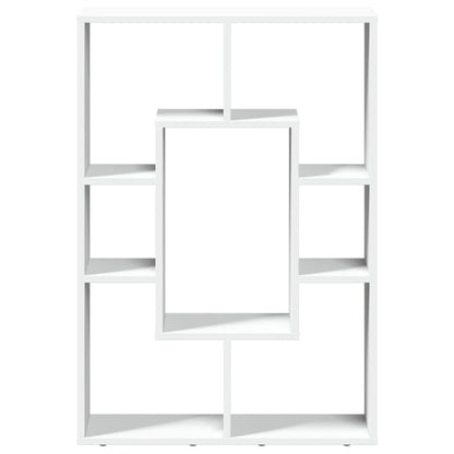 Boekenkast 63x20x90 cm bewerkt hout wit