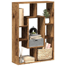 Boekenkast 63x20x90 cm bewerkt hout oud houtkleurig