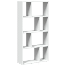 Boekenkast 60x20x120 cm bewerkt hout wit