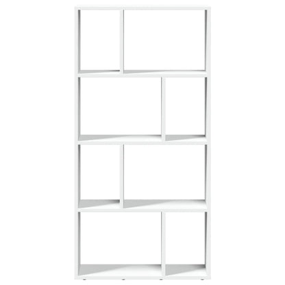 Boekenkast 60x20x120 cm bewerkt hout wit