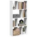 Boekenkast Wit 60x20x120,5 cm Bewerkt Hout