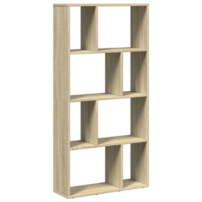 Boekenkast 60x20x120 cm bewerkt hout sonoma eikenkleurig