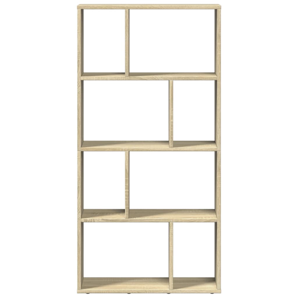 Boekenkast 60x20x120 cm bewerkt hout sonoma eikenkleurig