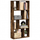 Bookcase 60x20x120.5 cm engineered wood smoked oak