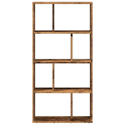 Boekenkast 60X20X120 Cm Bewerkt Hout Kleurig 60 cm Oud hout