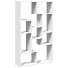 Boekenkast 72x20x120 cm bewerkt hout wit