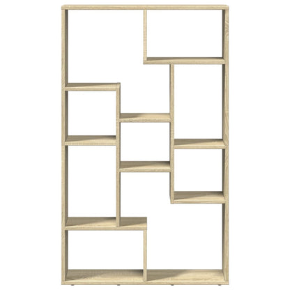 Boekenkast 72x20x120 cm bewerkt hout sonoma eikenkleurig